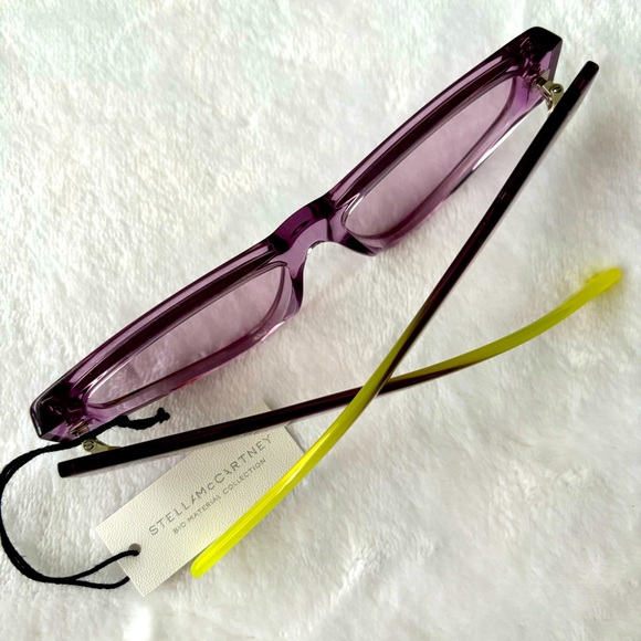 STELLA McCARTNEY Cat Eye Retro Violet Sunglasses--SC0230S - Picture 5 of 15